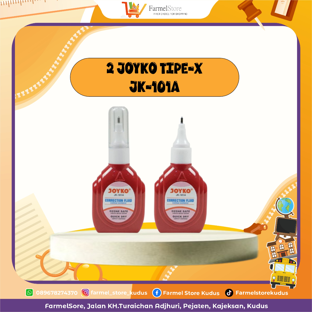 

Joyko Tipe-X kode JK-101A