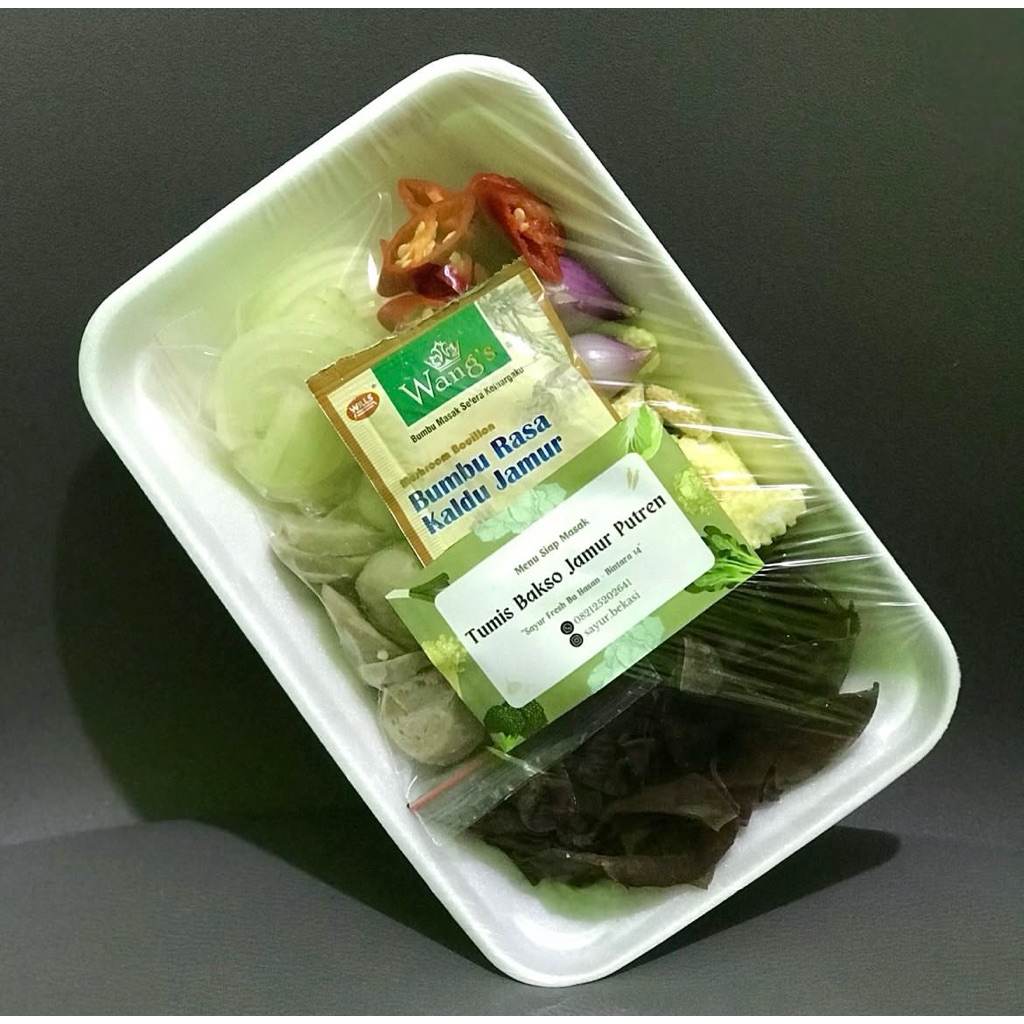 

tumis bakso jamur putren siap masak+bumbu / keranjang sayur bekasi