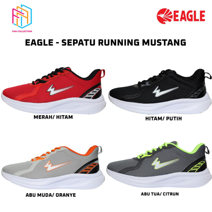 NEW  Sepatu Running EAGLE Mustang