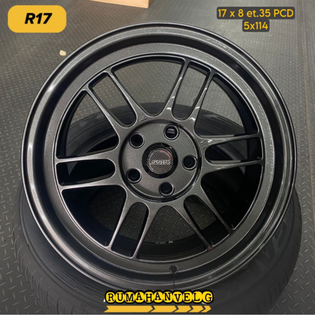 velg mobil ENKEI RPF1 ORIGINAL SSW THAILAND R17 PCD 5X114,3 LEBAR 8 velg mobil r17 velg racing ring 