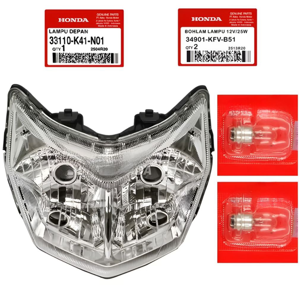 Lampu Depan (Reflektor + Bohlam) Honda Supra X 125 FI
