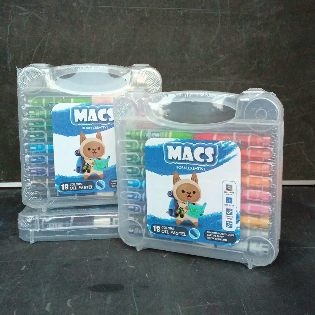 

Crayon Oil Pastel Macs 18 Warna ( Set ) [ Original ]