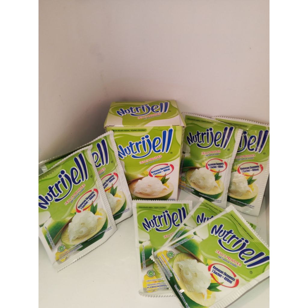 

Nutrijell kelapa muda jelly powder 12×10g