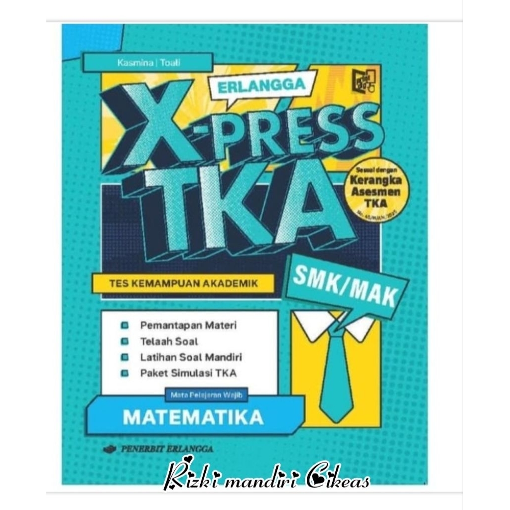 ORI buku Erlangga XPRESS TKA matematika untuk SMK penerbit Erlangga
