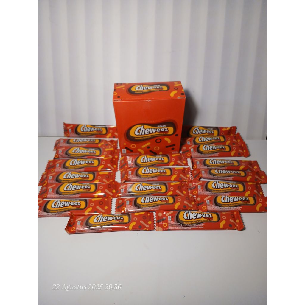 

Chew-Eez Coklat Kenyal Isi 20 pcs – Camilan Lezat & Praktis