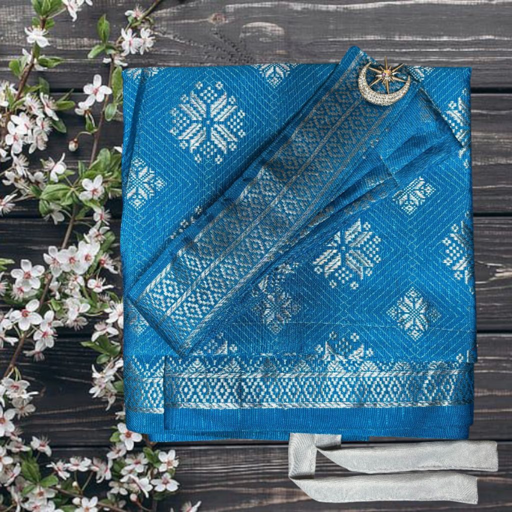 setelan rumpak dan tanjak riau/tanjak budak melayu riau/songket budak melayu riau