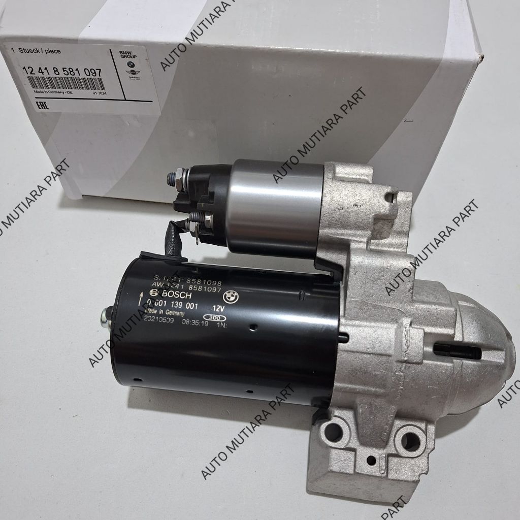 DINAMO STARTER BMW N47 DIESEL F30 F10 F25 MOTOR STARTER BMW 12418581097 ORIGINAL