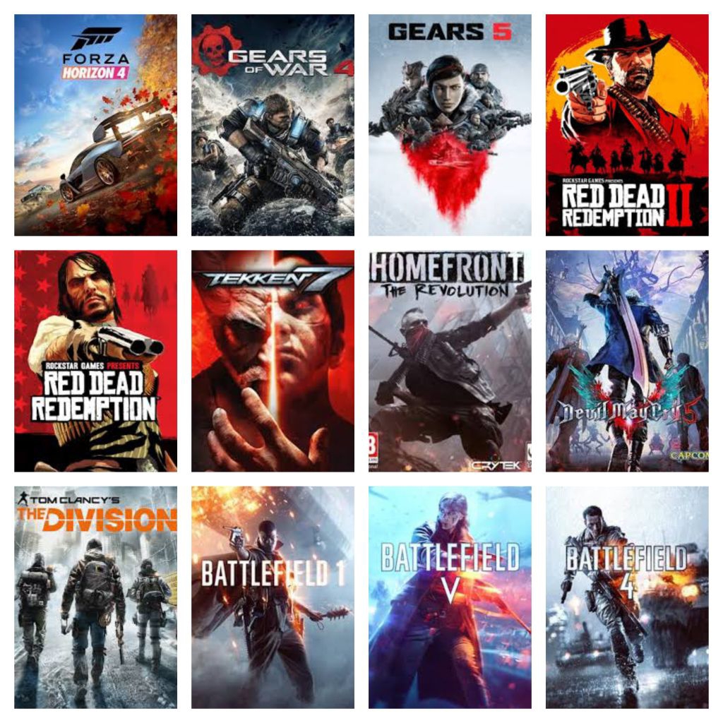 Akun Xbox Full Access (55 Game) - Red Dead Redemption 2, Forza Horizon 4, Tekken 7, Gears 5,,Red Dea