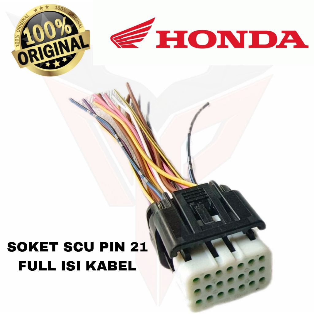 soket kabel scu smart control unit honda pcx adv 150 160 PIN 21 33