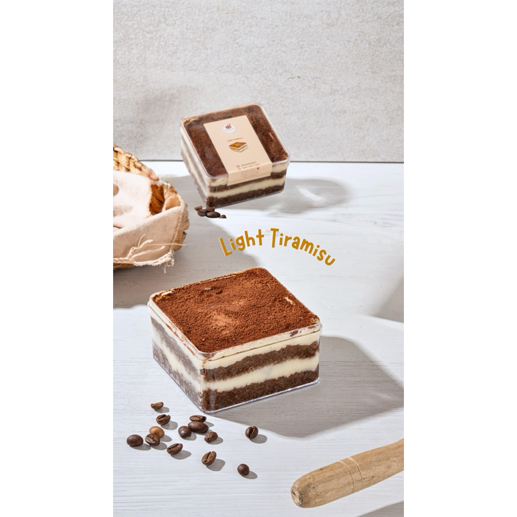 

TIRAMISU LIGHT DESSERT BOX by aleshadessert