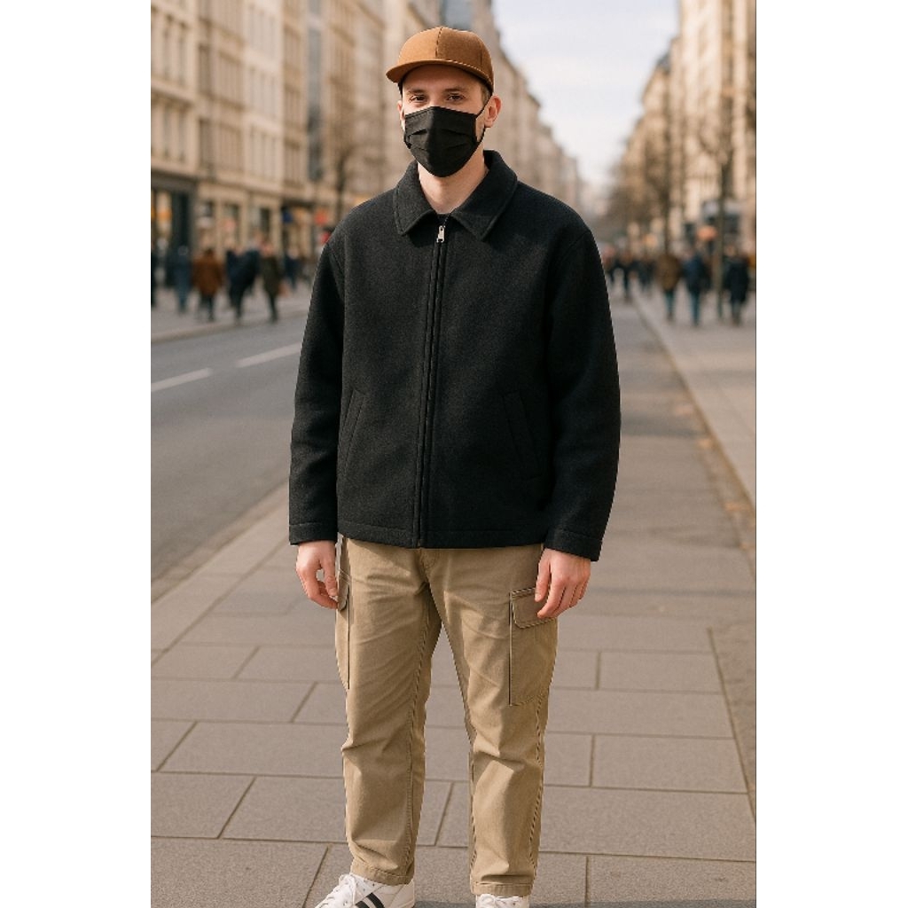 work jacket woll/ crossbill vintage woll jacket/ jacket woll