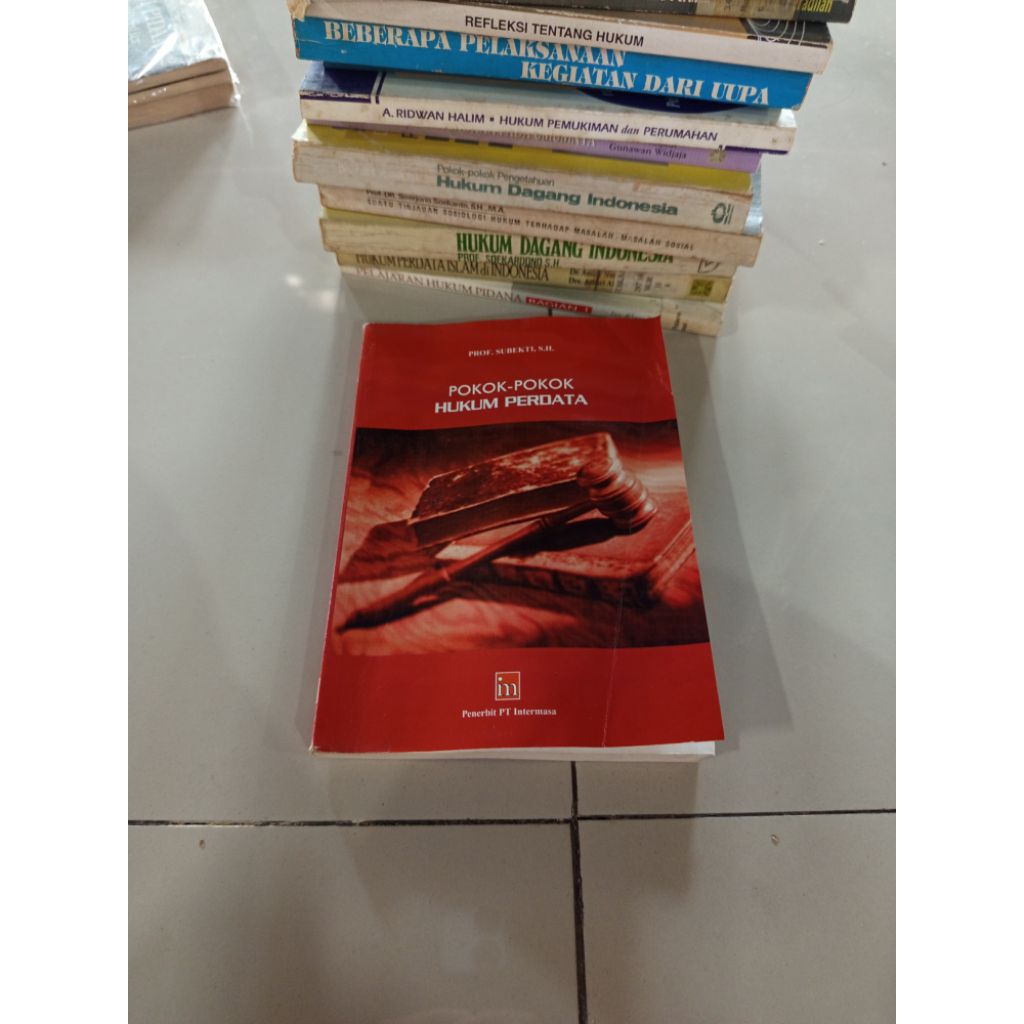 buku original - pokok pokok hukum perdata subekti
