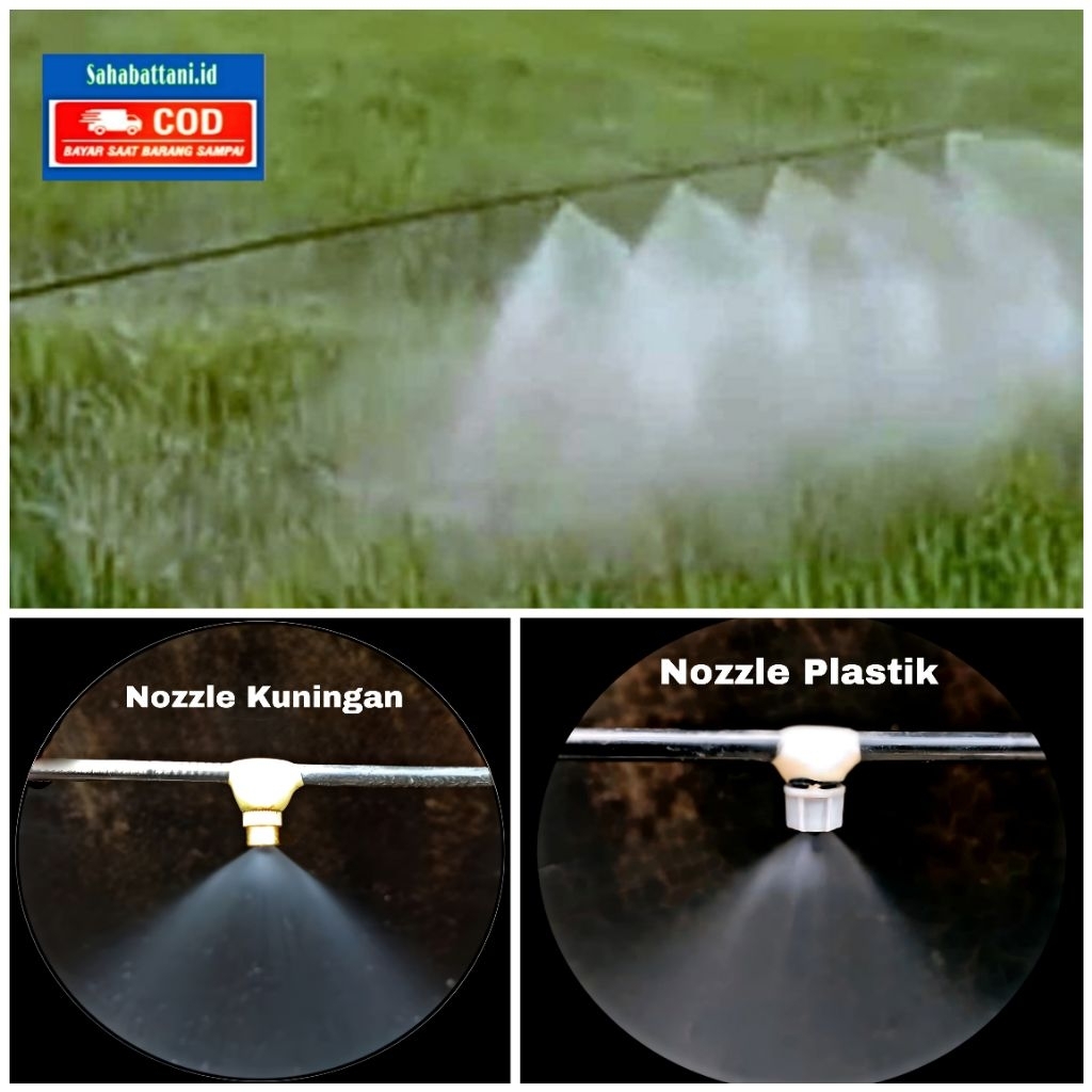 Stik sprayer nozzle kabut 5 mata nozzle panjang 2.5 & 3 meter/ Stik Pertanian sawah kebun ladang tan