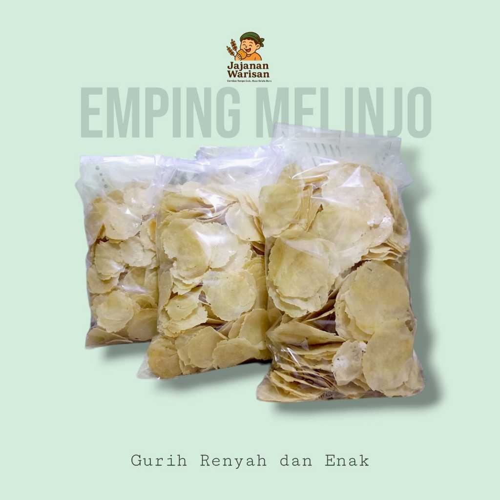 

Emping Melinjo 1kg Kualitas Super Premium Enak Gurih dan Renyah