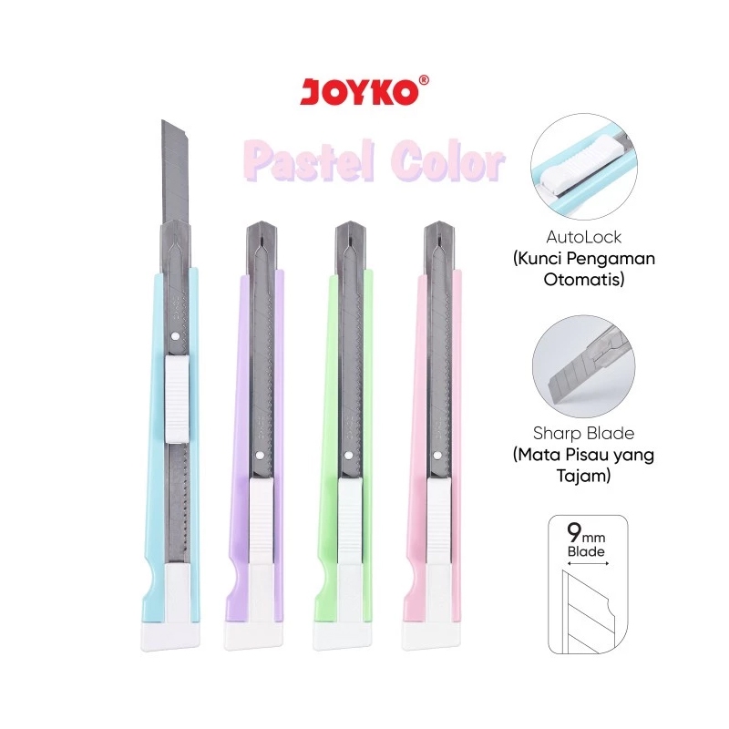 

Cutter Pemotong Joyko A-300A Pastel Color