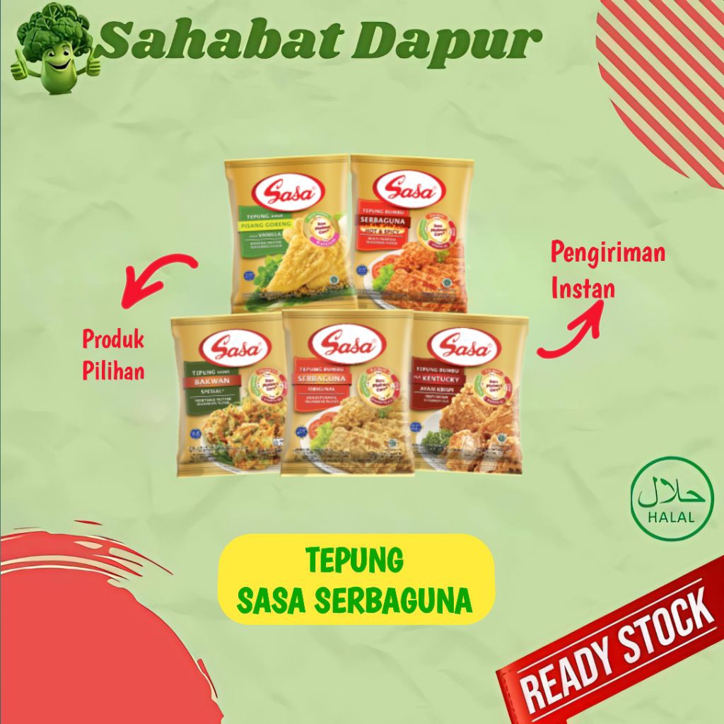 

Tepung Bumbu Sasa All Varian - Sayur segar palembang