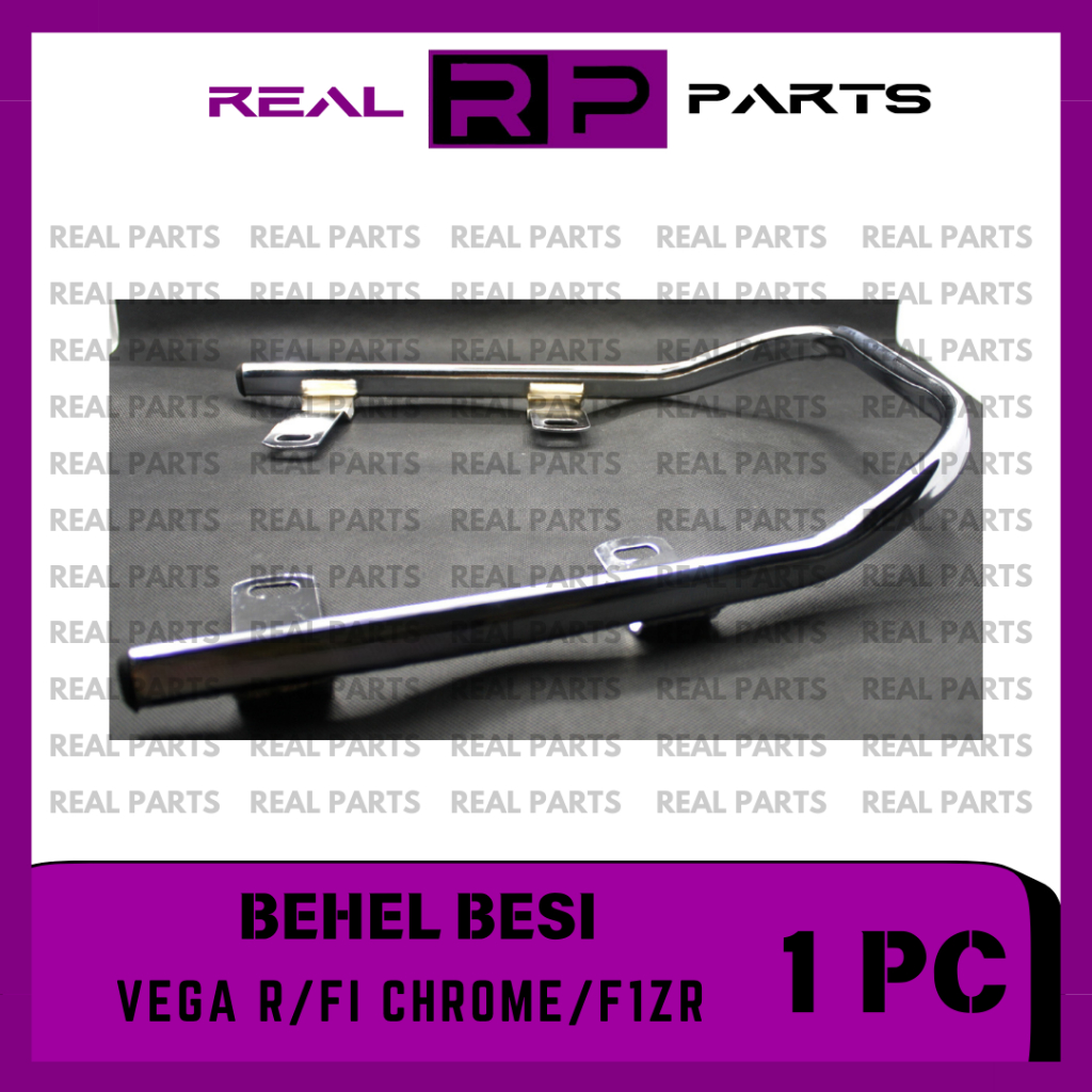 REAL-PARTS/BEHEL-BESI/PEGANGAN-TANGAN-BELAKANG-MOTOR/YAMAHA/VEGA-R/FI/F1ZR/CHROME/GRADE-ORI