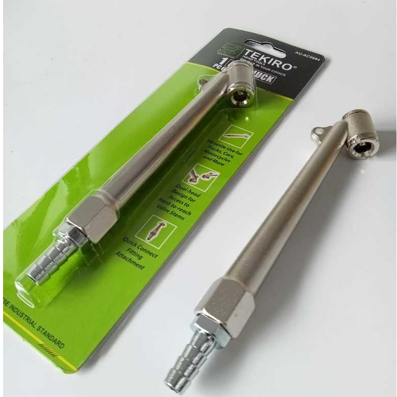 TEKIRO Isian Angin Ban Panjang Tire Chuck Air Kompresor Nepel / Coupler ELLKA