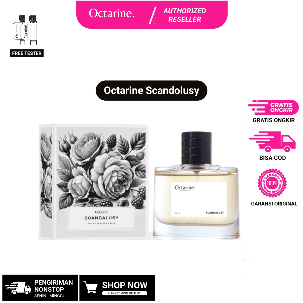 Octarine - Scandalusy Parfum Wanita Aroma Sweet Fruity Lembut Manis Elegant Sexy Parfum Tahan Lama b