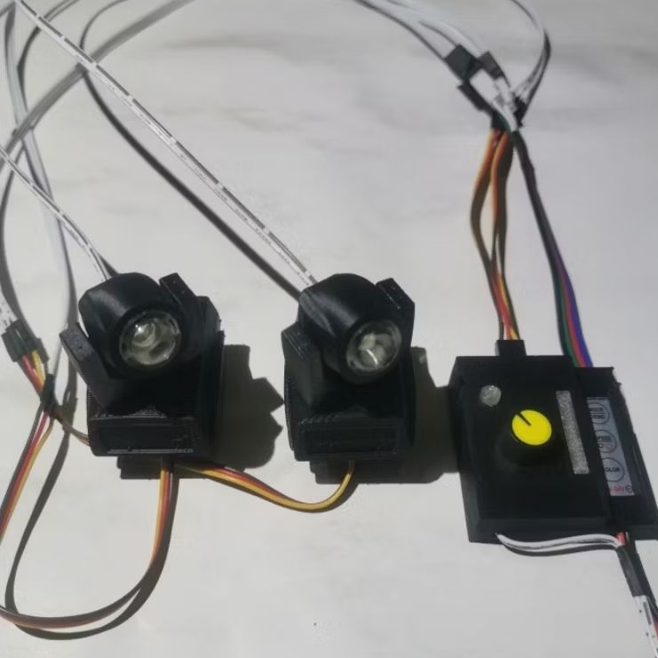 moving head beam RGB (bergerak) 5 volt 1 ampere
