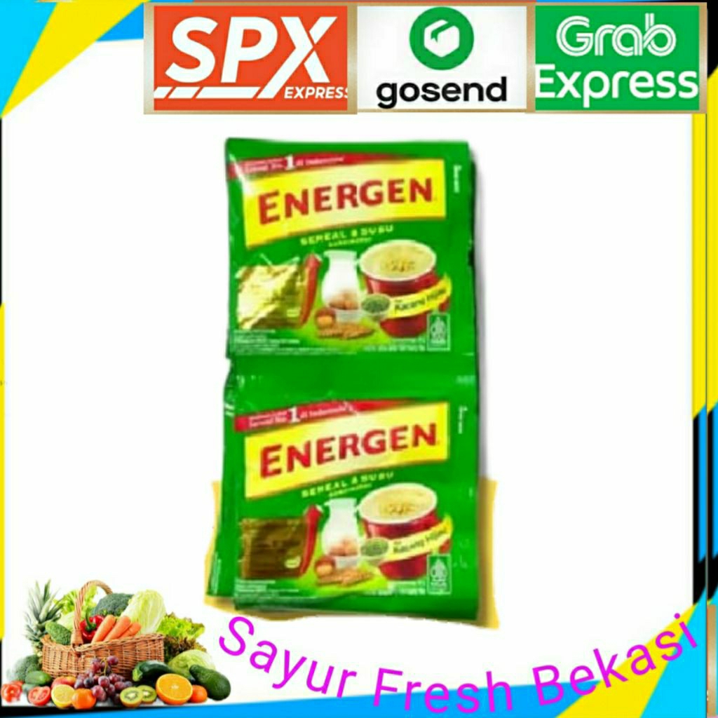 

Energen Sereal Kacang Hijau 1 Renceng (32gr).