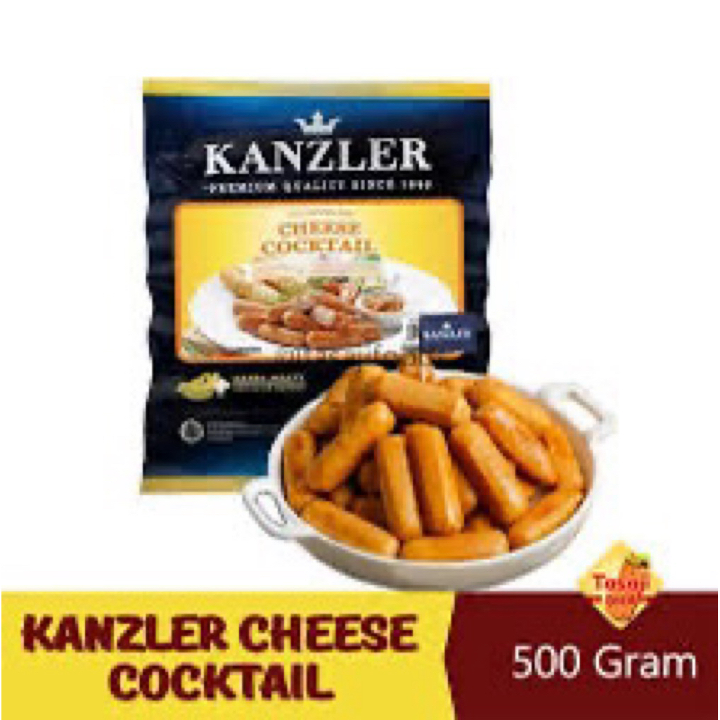 

Kanzler sosis cocktail keju 500gr