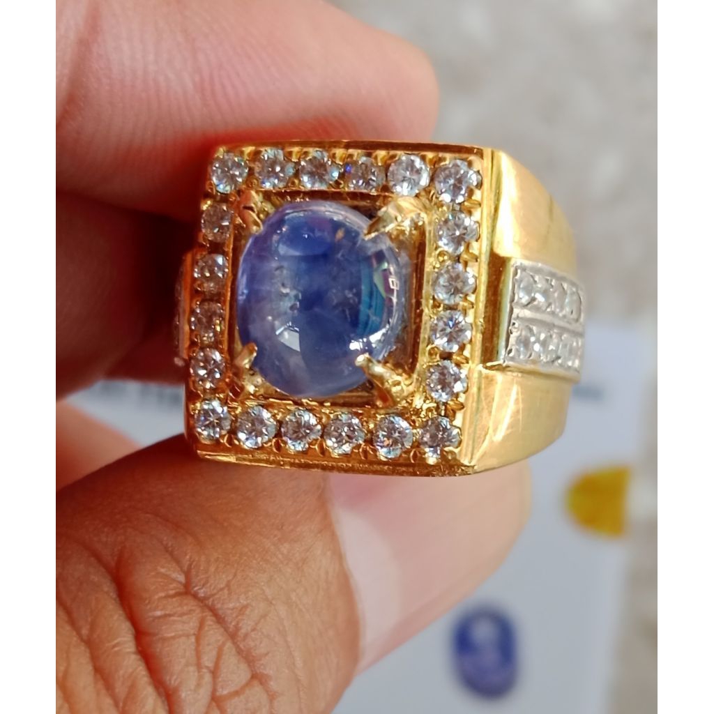 Natural Blue Safir Star No Treatment