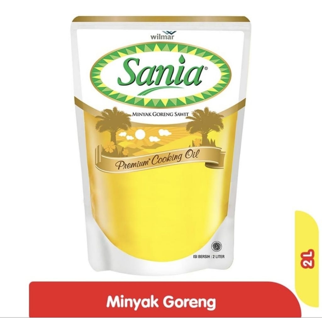 

Minyak Goreng Sawit Sania Refill 2 L / Minyak Goreng Premium Cooking Oil