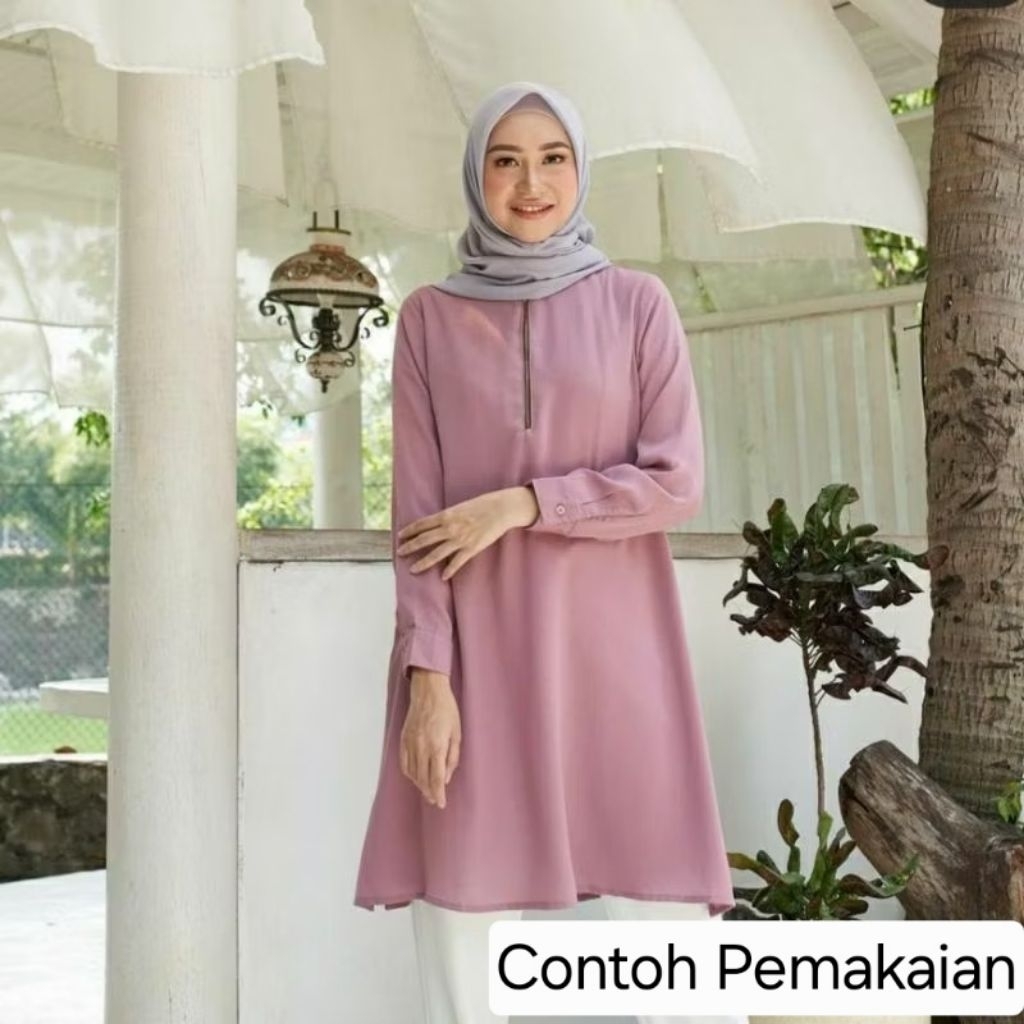 [PRELOVED] Heaven Lights HL Daily Tunik - Brown (Size S LD 92)