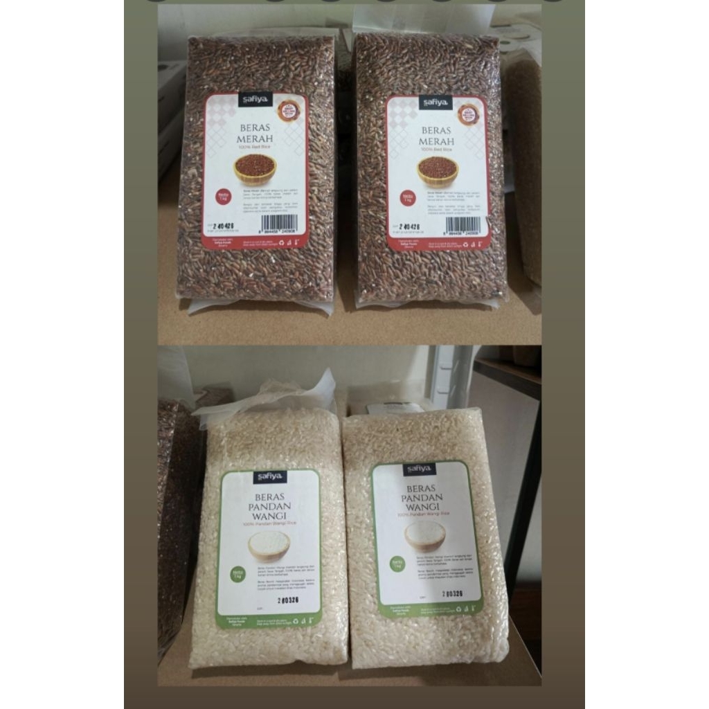 

SAFIYA | Beras Organik | Beras Merah | Beras Putih | Beras Pandan Wangi | Beras Pulen Enak Sehat | Beras Wangi