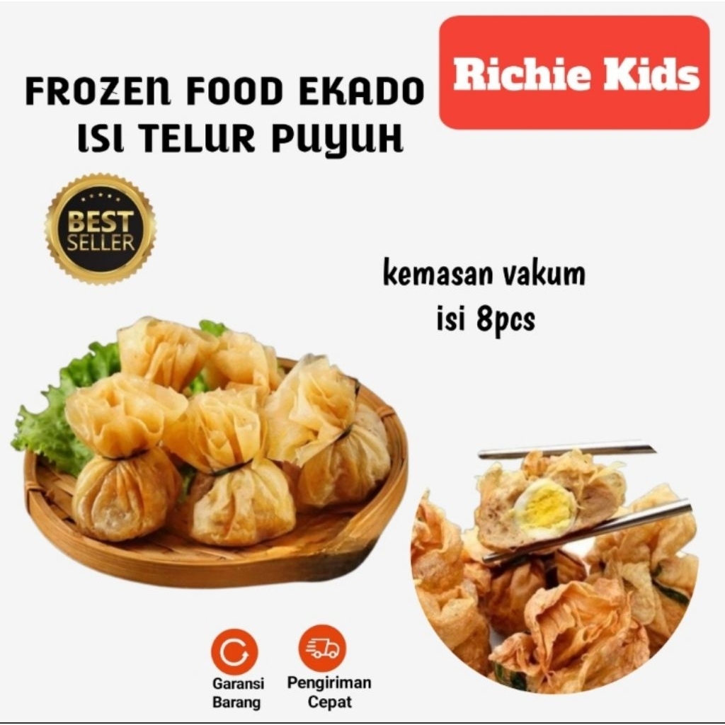 

Ekado Ayam Isi Telur Puyuh Isi 8 Pcs Kualitas Premium Home Made Richie