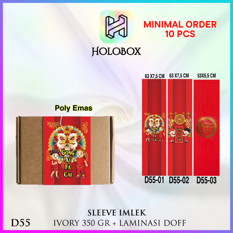 Paper belt imlek|sleeve imlek sincia|hiasan imlek|Uk.63.5x7.5 cm|D55