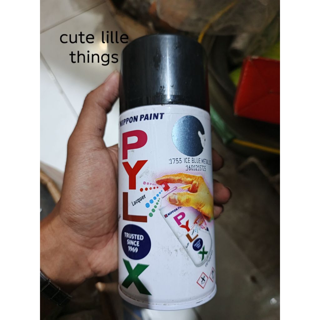 pylox pilox METALLIC COLOURS METALIC COLOURS cat semprot nippon paint type 1755 ice blue metallic bi