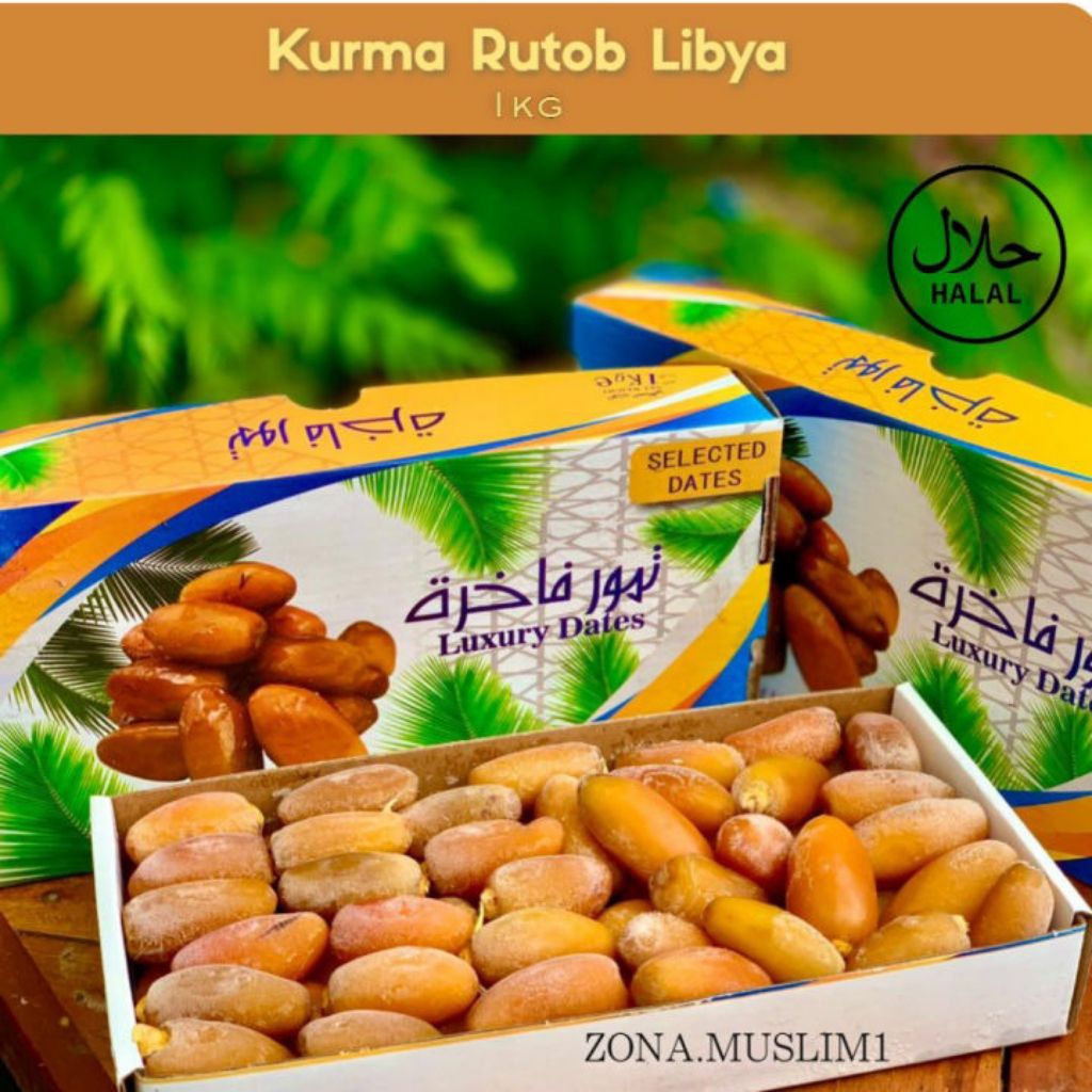 

Kurma Ruthob Libya 1 kg New Masih Fresh