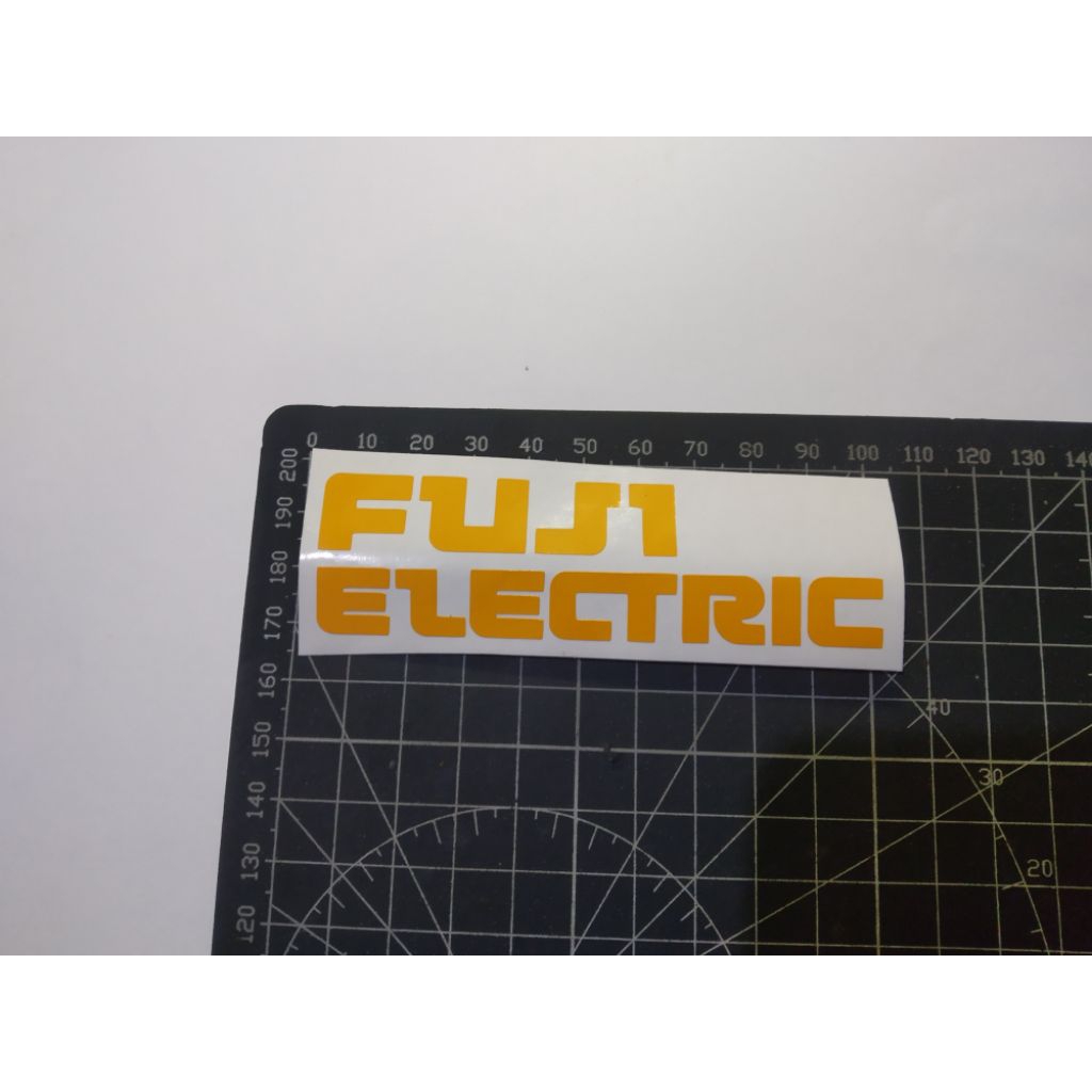 stiker cutting Fuji electric