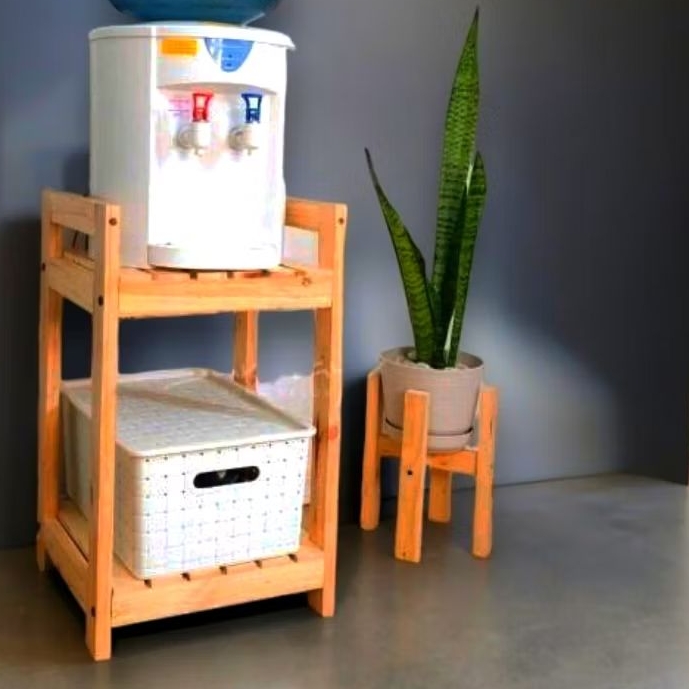 Rak dispenser serbaguna rak galon air 2 susun