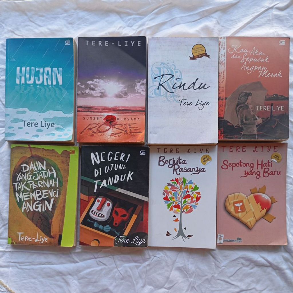 Novel buku tere liye Ahmad Fuadi original bekas Preloved