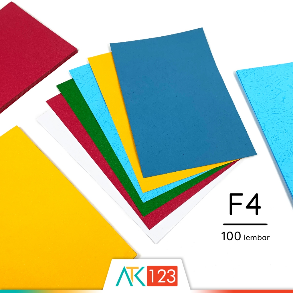 

Kertas / Karton Jilid / Sampul Buffalo / Manila Tekstur / Timbul / Textured / Embossed / Cover Paper Folio / F4 150 gsm 100 Lembar