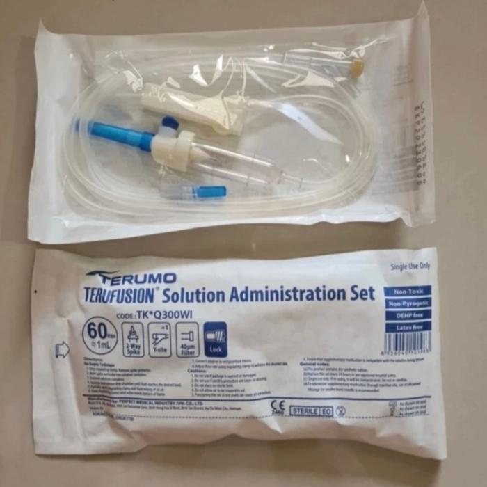 ECERAN Terumo Terufusion Infusion Set / Selang Infus Set Dewasa  - PerPCS