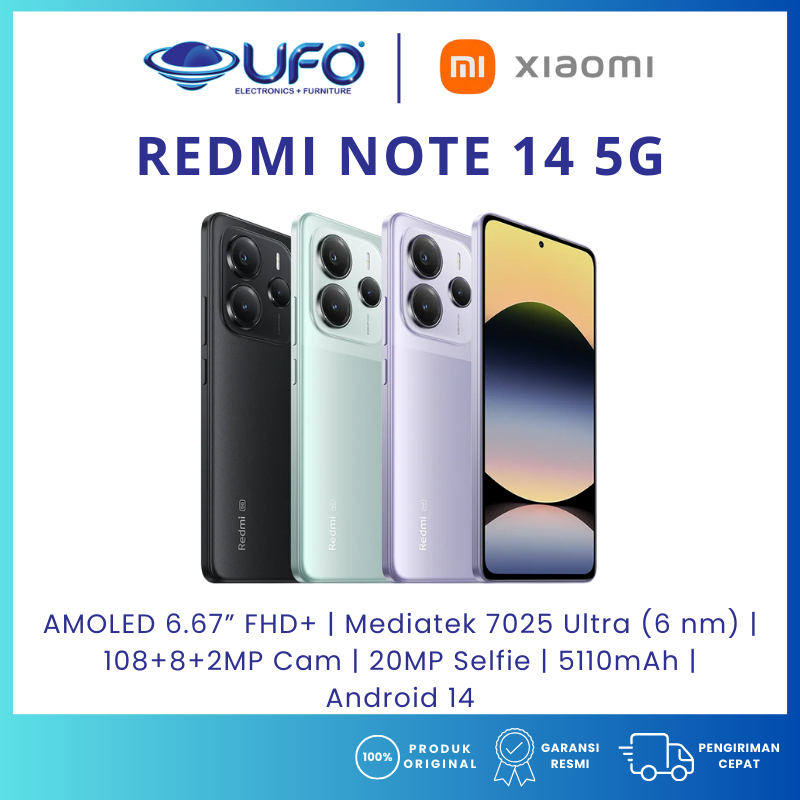 HP XIAOMI Redmi Note 14 5G RAM8/256GB | RAM12/512GB