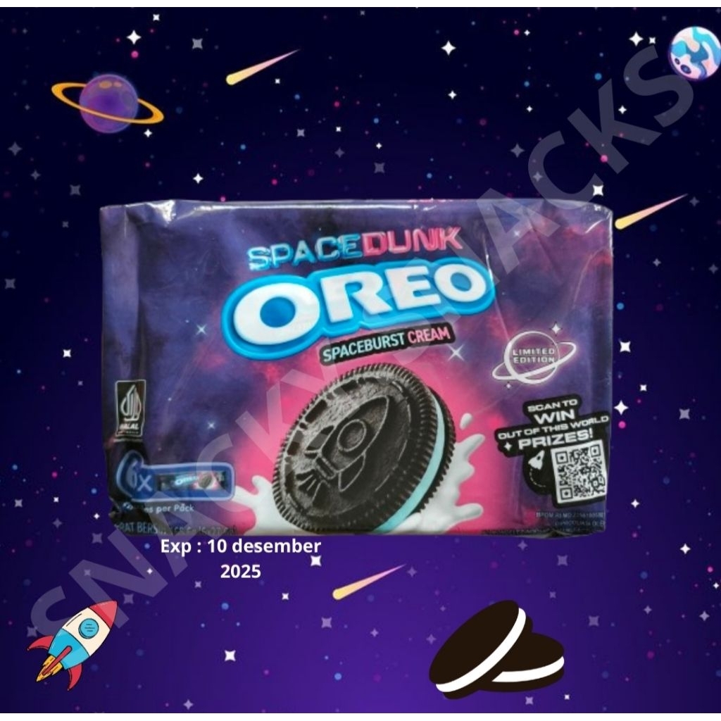 

Oreo SpaceDunk SpaceBurst Cream isi 6pcs