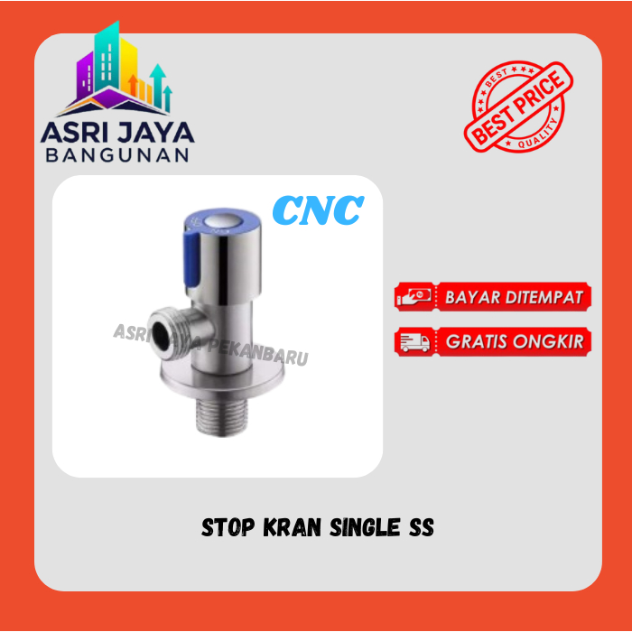 

Stop Kran Single / Stop Kran Water Heater CNC SUS 304