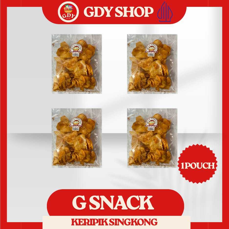 

G SNACK CEMILAN KERIPIK SINGKONG ENAK DAN GURIH