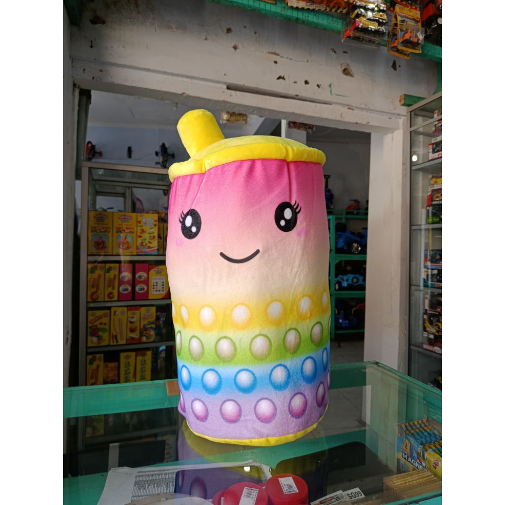 Mainan anak boneka Boba Rainbow Jumbo