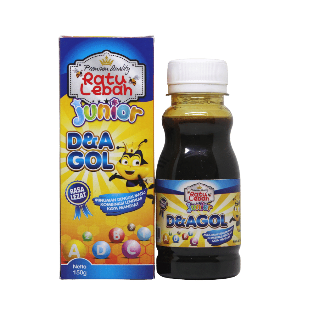 

RATU LEBAH JUNIOR | D&AGOL Madu Anak Untuk Susah Makan 150 gr