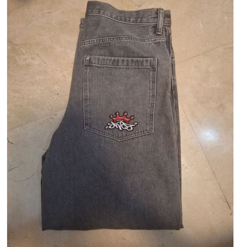 JNCO Jeans Abu-Abu crown– Bekas / Vintage