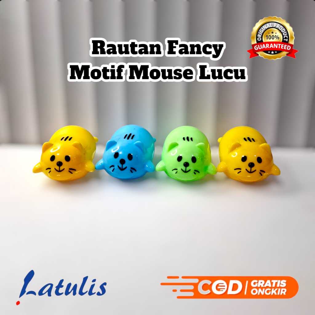 

(3 PCS) Peraut Pensil Motif Tikus Rautan Karakter Mickey Pencil Shaperner