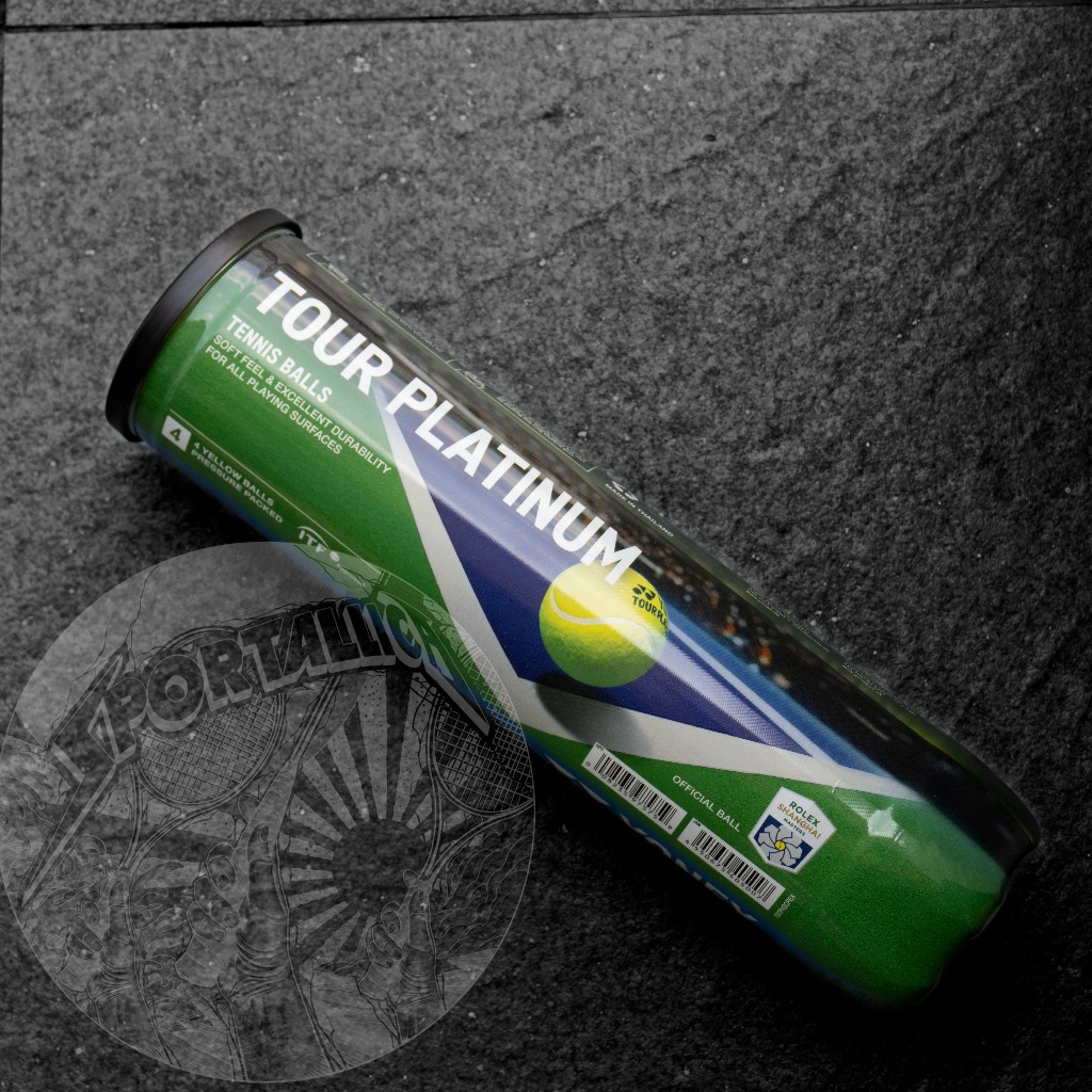 Bola Tenis / Tennis Ball Yonex Tour Platinum isi 4  Rolex Shanghai Masters Edition. Official Ball AT