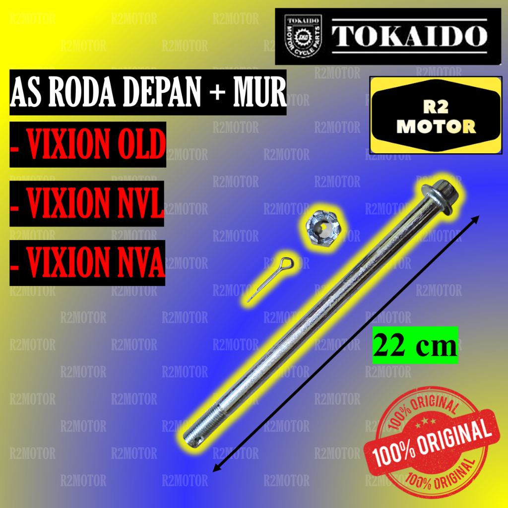 TKD AS RODA DEPAN VIXION OLD NEW NVL NVA TOKAIDO ORIGINAL MURAH KUAT PRESISI