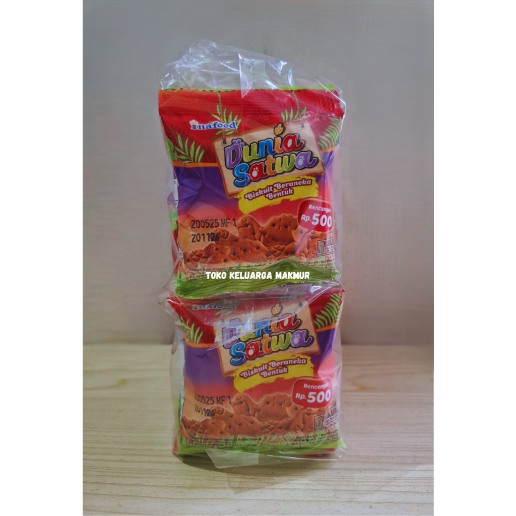 

DUNIA SATWA BISKUIT BERANEKA BENTUK